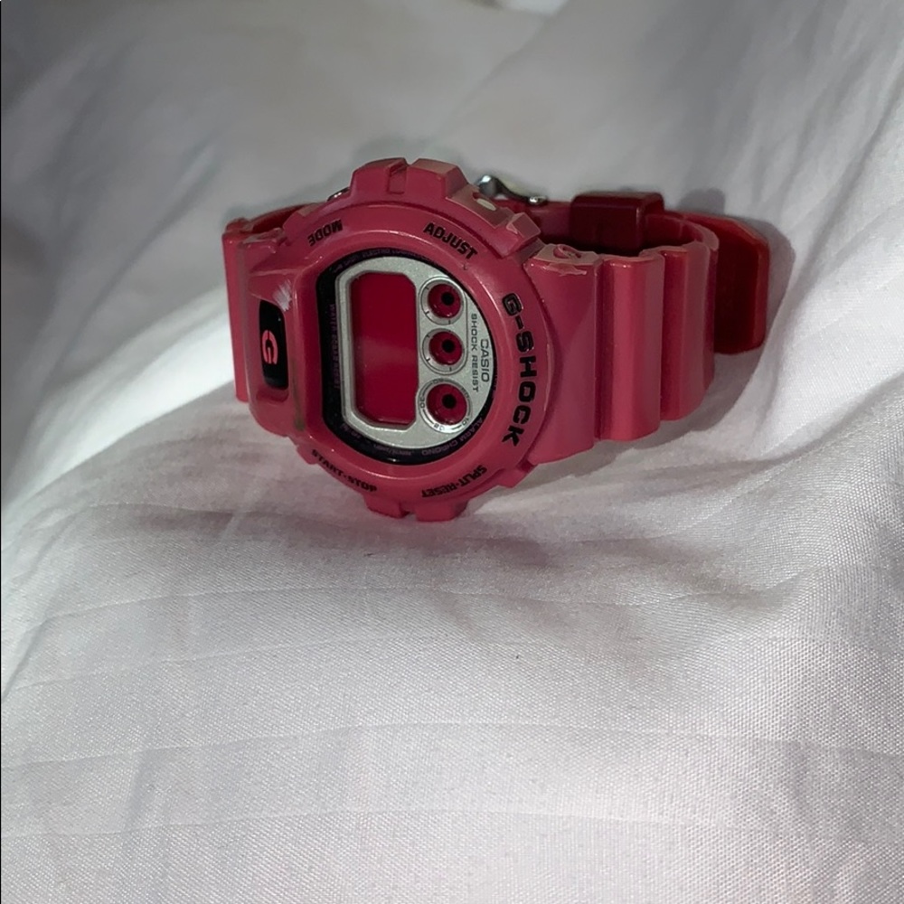 Used Casio Unisex Pink G-Shock Watch DW6900PL-4